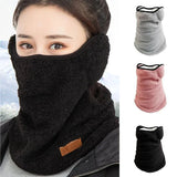 Fleece Face Mask for Women Winter Windproof Neck Warmer Reusable Mask Cycling Sport Face Cover Men Scarf Ski Hiking Riding Masks