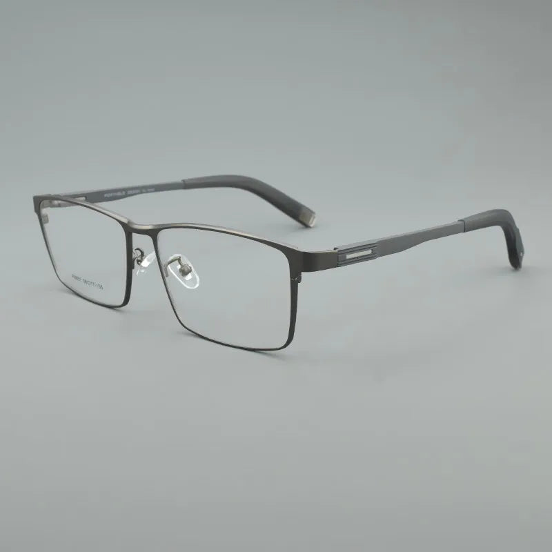 Titanium Alloy Glasses Frames Men Eyewear Optical Prescription Glasses Frame Large Face Eyeglasses square Myopia Retro spectacle