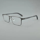 Titanium Alloy Glasses Frames Men Eyewear Optical Prescription Glasses Frame Large Face Eyeglasses square Myopia Retro spectacle