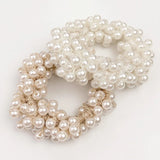 Pearls Beads Hair Ties Elastic Hair Bands For women Hair Rope Scrunchies Ponytail Holders Rubber Hair Accessories