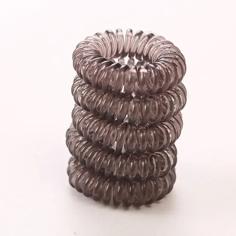 10Pcs/Lot Elastic Hair Bands Women Small Transparent Hair Ties Gum for Women Ponytail Holder Hairs Ropes Girl Hair Accessories