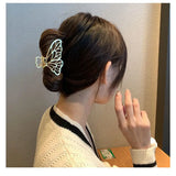 Fashion Geometric Metal Hair Claw Clips for Women Vintage Hair Clamps Crab Headband Hairpin Girls Hair Accessories Headwear