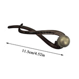 Retro S Shape Ponytail Twist Hair Clips New Fashion Multi-colour Twisted Hollow Out Shark Clips Headdress Hair Accessories Gift