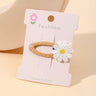 1pcs Ins Daisy Flower Hair Clips Baby Girl Hairpins for Kids Lace White Barette Princess Hooks Infant Accessories Korean