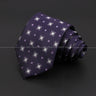 New Design Wedding Men Tie Purple Solid Striped Paisley Flower Neckties Men Business Dropshipping Groom Collar Accessories Gift