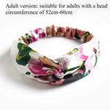 European and American silk elastic elastic cross headband, stylish, simple and versatile headband for parents and children