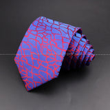 New Design Wedding Men Tie Purple Solid Striped Paisley Flower Neckties Men Business Dropshipping Groom Collar Accessories Gift