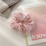 Big Elegant Silk Elastics Hair Band Girls Color Scrunchies Hair Ties Ladies Ponytail Hold Hair Accessories Hair bows girl 2025