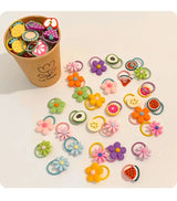 Hair Accessories Girls Bands Bandeau Cheveux Scrunchies Elastic Fille Korean Haarband Rubber Brown Children Gomas Gift Kids