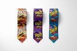 Hot Food Printed Tie Men Casual Fashion Novelty Funny Potato Chip Tie Wedding Party Halloween Shirt With Gift Necktie For Neutra