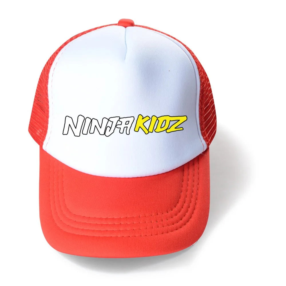 2024 New Cute NINJA KIDZ Baby Hat Kids Boy Adjustable Baseball Caps Boys Girls Hats Children Snapback Hip-Hop Sun Hat