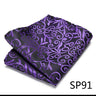 Pocket Square Handkerchief Nice Handmade Woven 100% Silk Hanky Pocket Square Printed  hombre Pink Office Clothing accessories