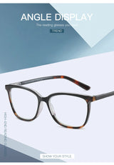 Blue Light Blocking Reading Glasses Anti Eyestrain Computer Reader Eyewear Gaming TV Eyeglasses for Women Men