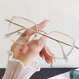 Blue Ray Blocking Anti-Blue Light Glasses Eye Protection PC Square Eyeglasses Ultralight Optical Spectacle Eyeglass Office