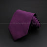 New Design Wedding Men Tie Purple Solid Striped Paisley Flower Neckties Men Business Dropshipping Groom Collar Accessories Gift