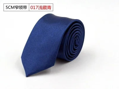 Solid Color Tie Polyester Material Business Executive Formal Fashion Tie for Men and Women