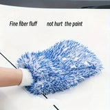 Car Cleaning Gloves Soft Microfiber Wash High Density Scratch Free Gloves Car Wash Car Accessories accesorios para vehículos