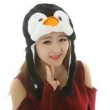 Winter Warmer Plush Soft Moving Ears Hat Animal Hat Headgear Ears Airbag Cap Ear Protection Earmuff Funny Toys Neck Warmer
