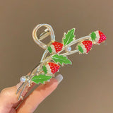 New Sweet Flower Durian Hair Claw Clip Ponytail Grab Hair Clips Shark Clip Woman Hairpins For Girl Hair Accessories Headdress