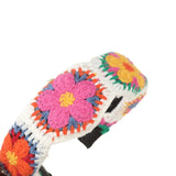 Ethnic Style Knitted Headbands New Fashion Hairbands for Women Non-slip Wide Headbands