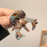 Trendy French Acetate Hair Claw Clips Retro Crab Shark Clip Elegant High Ponytail Holder Fashion Hair Accessories for Women Girl