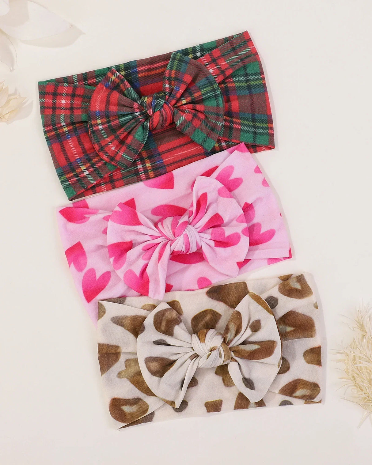 1Pc Baby Nylon Headscarf Astique Suitable Newborn Girl Flower Handmade Headband Elastic Hairband Turban Toddler Hair Accessories