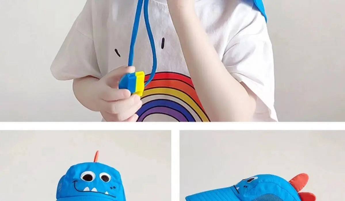Kid Hat Summer Cap Sun Kindergarten Children UV Protection Baby Boys Girls Sun Caps Going Out Beach  Large Brim Fisherman  M9