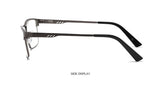 Blue Light Blocking Eye Protection Eyeglasses Men Square Metal Large Frame Reading Spring Leg Elderly Presbyopia Glasses