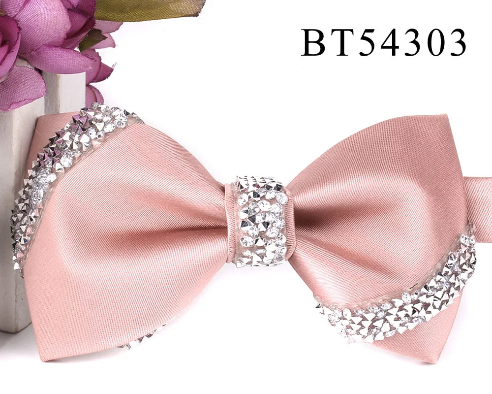 Wedding Bow ties For Groom Fashion Casual Bow tie For Men Women Party Bow knot Adult Bow Ties Cravats Groomsmen Solid Bowties