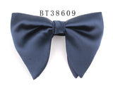 New Solid Bow Tie For Men New Wedding Bowtie Adjustable Oversize Bow tie For Wedding Groom Big Bow ties Butterfly Men's Gifts
