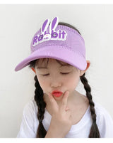 2023 New Kids Sun Hats Children Summer Visors Cute Rabbit Wings Bunny Hat Summer Hat for Kids Boys Girls Hats 3-12years Old