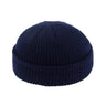 Unisex Autumn Warm Cap New Fashion Men's Beanie Winter Knit Hat Boy Skullcap Sailor Cap Cuffs Retro Navy Short Hat Solid Color