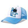 Astro Bot Kids Vintage Mesh Baseball Cap Adult Sun Hat Adjustable Breathable Sun Caps Summer Parents-child Hats Birthday Gifts