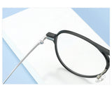 3 In 1 Pure Titanium Women Double Beam Glasses Frame With Polarized Clip On Sunglasses And Night Vision Men Half Rim Eyewear