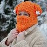 Combhasaki Women's Y2K Hooded Scarf Hats Cute Animal Ears Knitted Pullover Balaclava Winter Warm Beanie Cap for Cold Weather