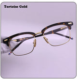 Men Square Business Titanium Acetate Glasses Frame Fashion Brand Designer Ultra-light Eyeglasses TB711 Sun Sunglasses Glasses