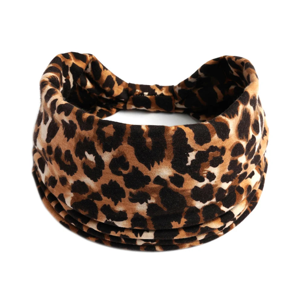 Women Hair Bands Headband Bohemian Sports Run Bandage Elastic Girl Wide Headband Print Wide Headwrap Headpiece Hairband Ladies