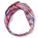 Women Girls Summer Bohemian Hair Bands Print Headbands Retro Cross Turban Bandage Bandanas HairBands Hair Accessories Headwrap