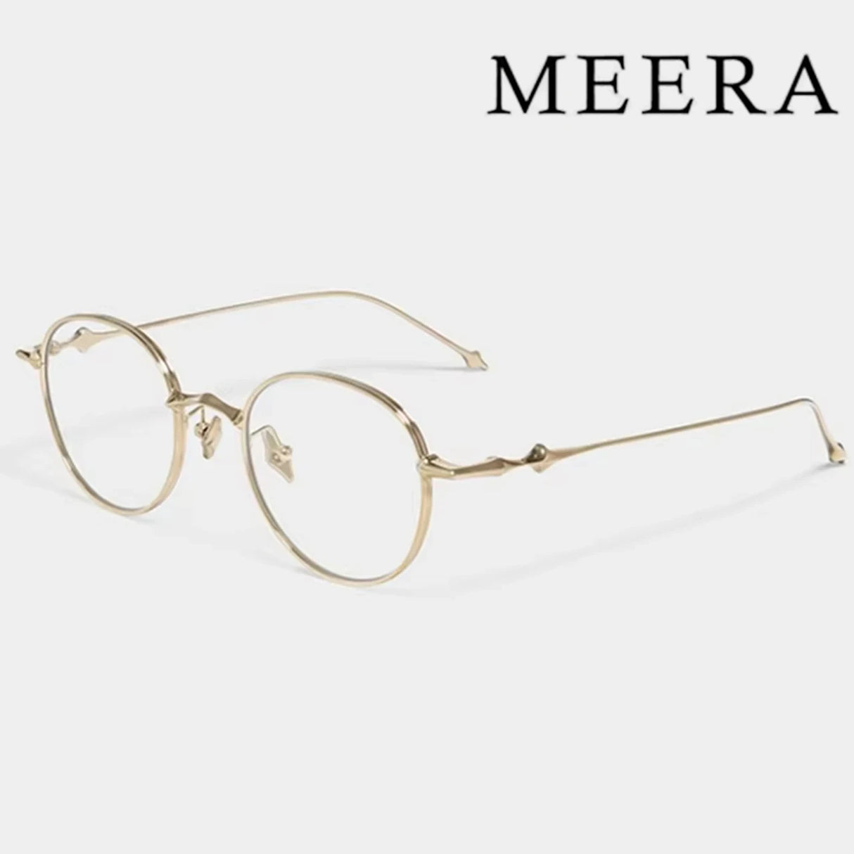 Korea Fashion Style Titanium Glasses Frames Luxury Designer Round ABA Eyeglasses Women Men Prescription Reading Eyewear
