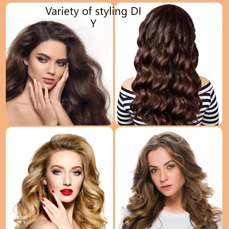 Heatless Curling Iron Headband Non-Perming And Non-Damaging Hair Comfortable To Wear A Set Of 4 Pieces Sleep Curling Tools