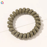 High Elasticity Telephone Coil Hairbands Women Spiral Hair Ties Girls Hair Rings Rope Solid Color Hair Accessories Gum Scrunchy