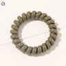 High Elasticity Telephone Coil Hairbands Women Spiral Hair Ties Girls Hair Rings Rope Solid Color Hair Accessories Gum Scrunchy
