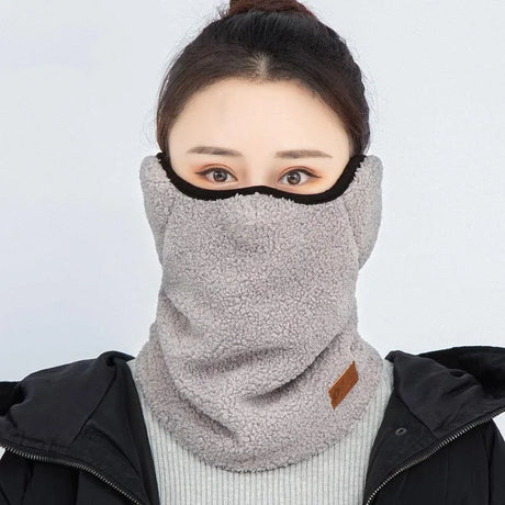 Fleece Face Mask for Women Winter Windproof Neck Warmer Reusable Mask Cycling Sport Face Cover Men Scarf Ski Hiking Riding Masks