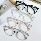 2/3PCS Blue Light Blocking Glasses - Fashion Oversized Frame Glasses Round  Eyeglasses,  Computer Gaming Glasses for Women/Men