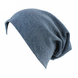 Unisex Men Women Beanie Cotton Night Sleep Cap Bonnet Chemo Hat Headwear Turban Baggy Hair Care Nightcap Pullover Hat Solid Colo
