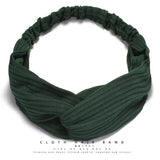 Cross elastic headband chiffon silk headband ladies headband hair accessory sports face wash