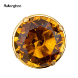 Canne de marche dorée de type diamant orange avec plaque cachée, pour autodéfense, mode, cosplay, 93 cm