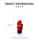 Diseny Spiderman Winter Children's Warm Gloves Marvel Anime Cartoon Knitted Gloves Cute Decoration Kids Christmas Gifts 5-10Y