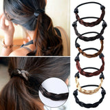 Wig Braided Rubber Band Elastic Hair Rope Tie Head Hair Ring Wig Braid Fixed Hairstyle Elastic Band Extension Ponytail Holder