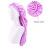Unisex Elastic Bonnet Long Hair Sock Dreadlock Braids Cap Sleep Hats Head Wrap Turban Night Cap Hair Care Nightcap for Women Men